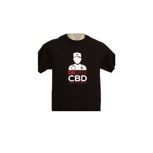 T-Shirt 420 - Stampa Doppia CBD XL Nera