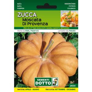 Sementi da Orto - Zucca Moscata di Provenza - Sem. Dotto