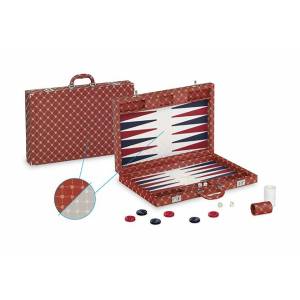 Valigia Backgammon Prestige - Rossa