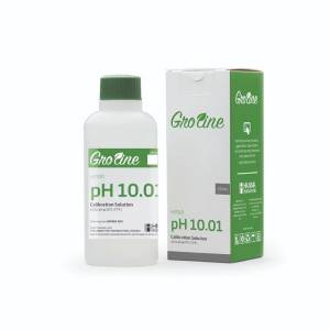 GroLine - Soluzione tampone a pH 10 con certificato di analisi, flacone 230 ml
