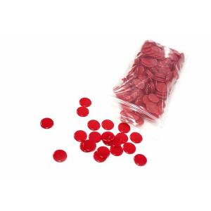 Pedine Segnapunti Tombola Rosse - Dal Negro