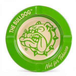 Posacenere in Metallo verde - The Bulldog