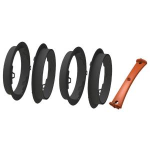 Secret Jardin - 2x Flangia da Growbox 31,5cm (Taglierino incluso)