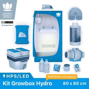 Kit Growbox Hydro 80x80cm HPS/LED