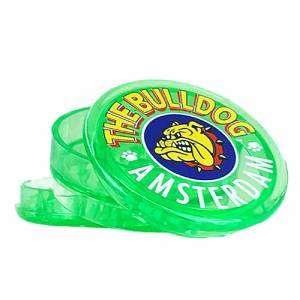 The Bulldog Grinder in Plastica Verde 3 Parti - 60mm