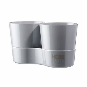 Vaso Hydro Herbs Doppio - Grigio