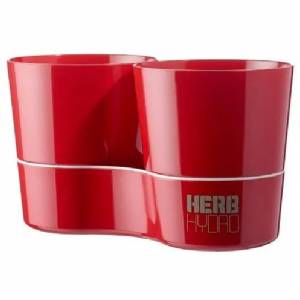 Vaso Hydro Herbs Doppio - Rosso