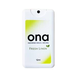 ONA Spray Card Fresh Linen 12ml