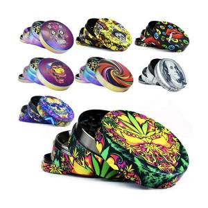 Grinder in Metallo 4 Parti Vari Designs - 50mm (6pezzi/display)