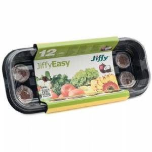 Jiffy-7C GH-12 - Mini serra con 12 Jiffy-7 (cocco) - 27x11,5x6cm 