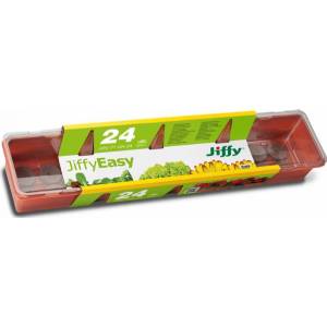 Jiffy-7 GH-24 - Mini serra con 24 x Jiffy-7 - 54x12x15cm