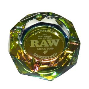 RAW Rainbow Posacenere Spesso in Vetro con Giftbox