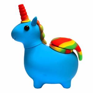 Pipa in Silicone Unicorno - 12 cm