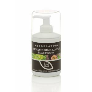 Detergente Intimo e Ascelle Black Passion al Carbone 1000ml - Verdesativa