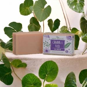 Bio Sapone Canapa e Fico con Spirulina - Verdesativa - 100g