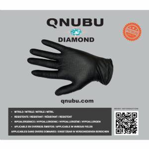 Qnubu - Diamond Guanti professionali in nitrile - 200pz L