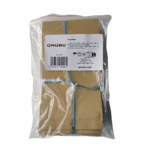 Qnubu - 7g Kraft Double-Sided Anti-Odor Zip Bags sacchetti anti odore chiusura zip 10x16,5cm (50pz)