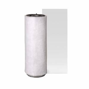 Filtro carbone in plastica + flangia 10cm (300m3/h)