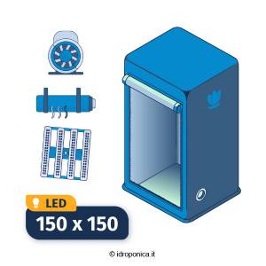 Kit Grow Box Allestita 150x150 LED