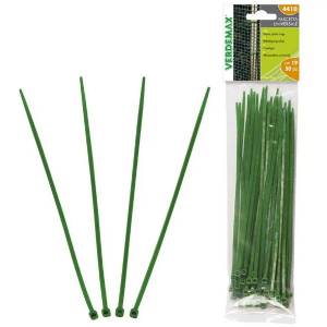 Fascetta universale dentellata mm190 busta 50pz verde - Verdemax