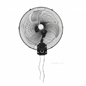Ventilatore da Parete 50cm 80W 3 Velocità