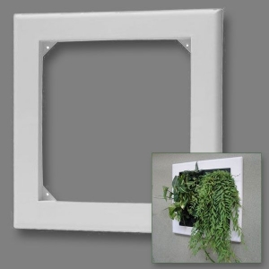 Cornice bianca per Flowall - 40x42cm