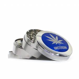 Grinder in Metallo Amsterdam Multicolor Leaf 63mm - 4 parti
