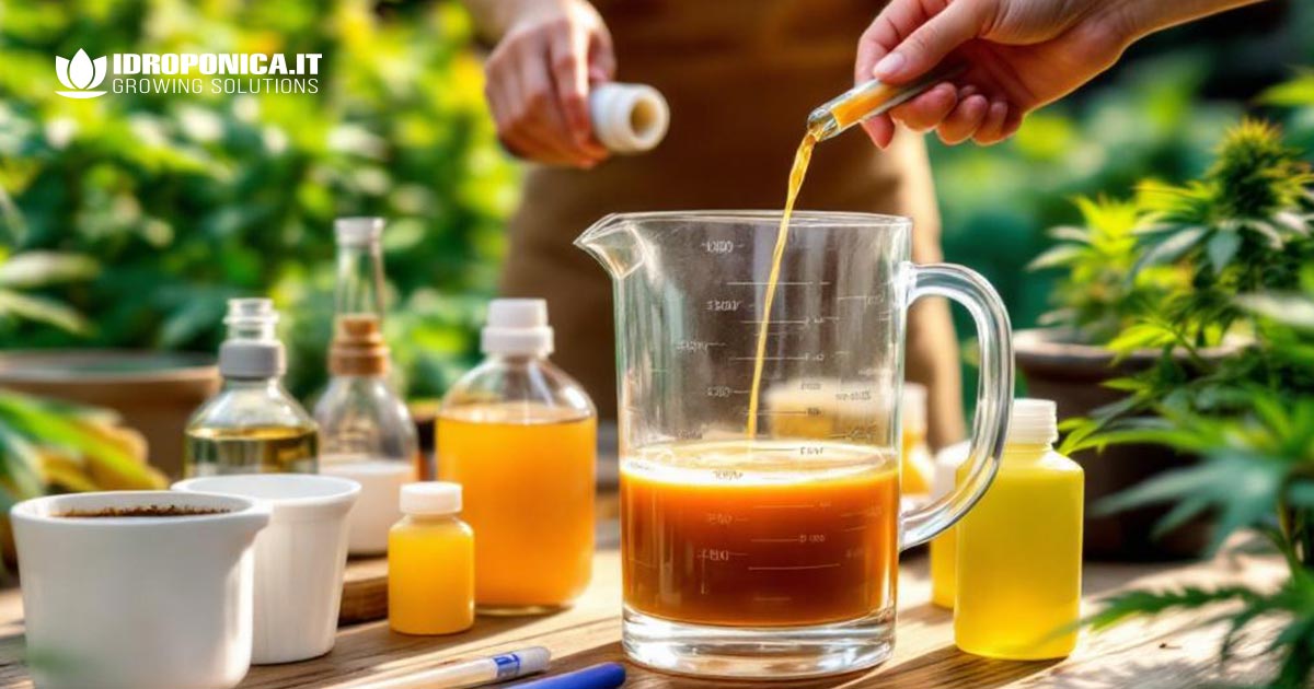 Come preparare la Soluzione Nutritiva in Terra e Idroponica