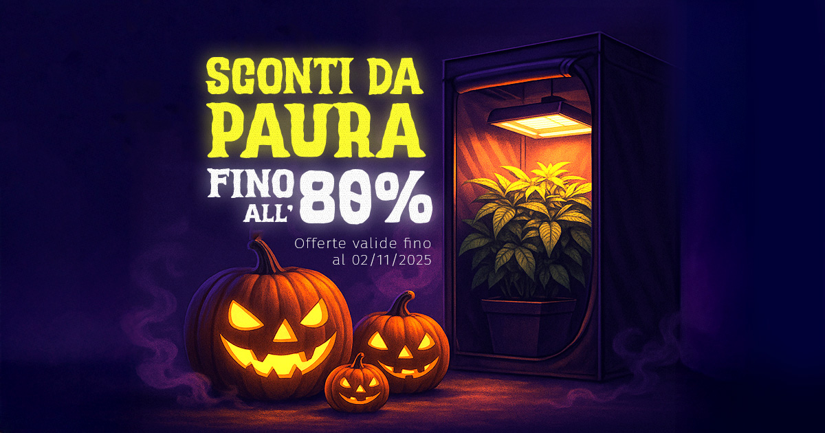 Sconti da Paura Halloween 2025 | Offerte fino all’80% Idroponica.it