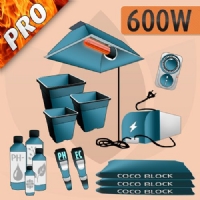 Kit Coltivazione Indoor Cocco 600w - PRO