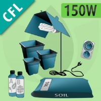Kit Coltivazione Indoor Terra 130w - CFL
