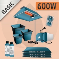 Kit Coltivazione Indoor Cocco 600w - BASIC