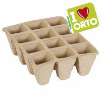 Semenzaio biodegradabile di Verdemax  - I LOVE ORTO  - 12 celle