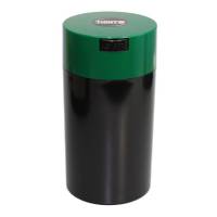 Tightvac - Contenitore ermetico con chiusura a vuoto 1,3L Nero/Tappo Verde Scuro
