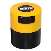 Tightvac - Minivac contenitore ermetico con chiusura a vuoto 0,12L Nero/Tappo Giallo