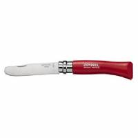 Opinel Coltello Punta Tonda Bimbi N°07 - Manico Rosso