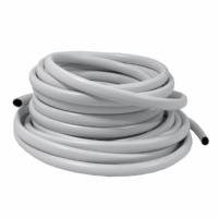 Tubo rinforzato 13 mm PVC bianco 25 mt