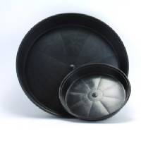Sottovaso Tondo Nero per vasi 3L