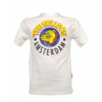 The Bulldog - T-Shirt Girocollo Bianca L