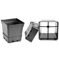 Vaso Quadro POT ON POT con Base Removibile 11x10x11cm 1L