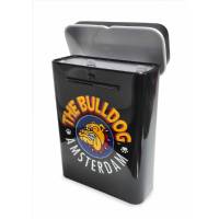 The Bulldog Porta Sigarette Metal Box Nero
