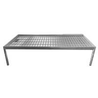 Vassoio Drenante con tavolo di supporto 204x100cm