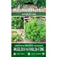 Kitchen Herbs - Basilico a Foglia Fine - Sem. Dotto