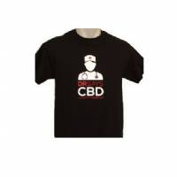 T-Shirt 420 - Stampa Doppia CBD XL Nera
