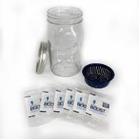 Integra Boost - Kit Contenitore Kerr per controllo Umidità con 6x4gr Integra Boost 62%
