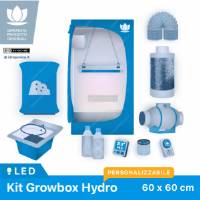 Kit Growbox Hydro 60x60cm LED