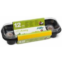 Jiffy-7 GH-12 - Mini serra con 12 x Jiffy-7 - 27x11,5x6cm
