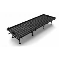 IdroLab - Idroroll supporto da coltivazione rialzato completo di vassoi e sistema rollante 120x240