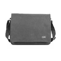 Borsa a tracolla - Vegan 38x8X29cm Grigia - Pure