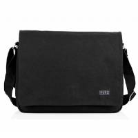 Borsa a tracolla - Vegan 38x8X29cm Nera - Pure